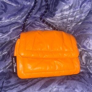 Marc Jacobs handbag orange mini pillow crossbody bag